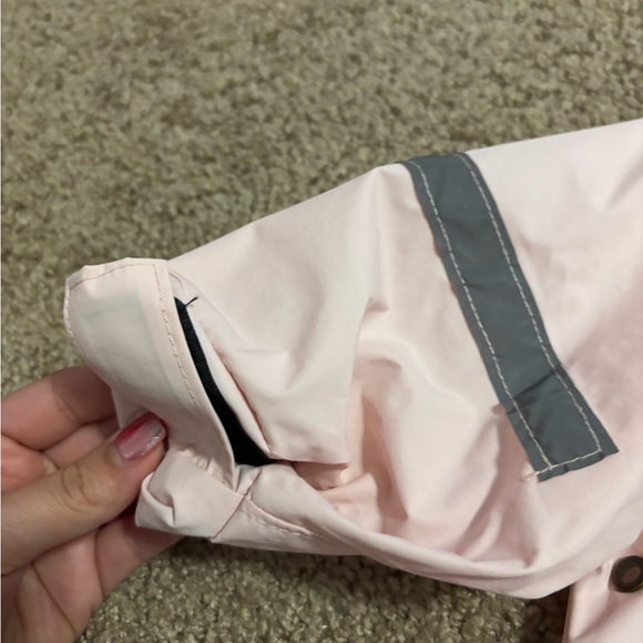 Little girl Pink Rain Suit size 12 Months - Picture 4 of 7